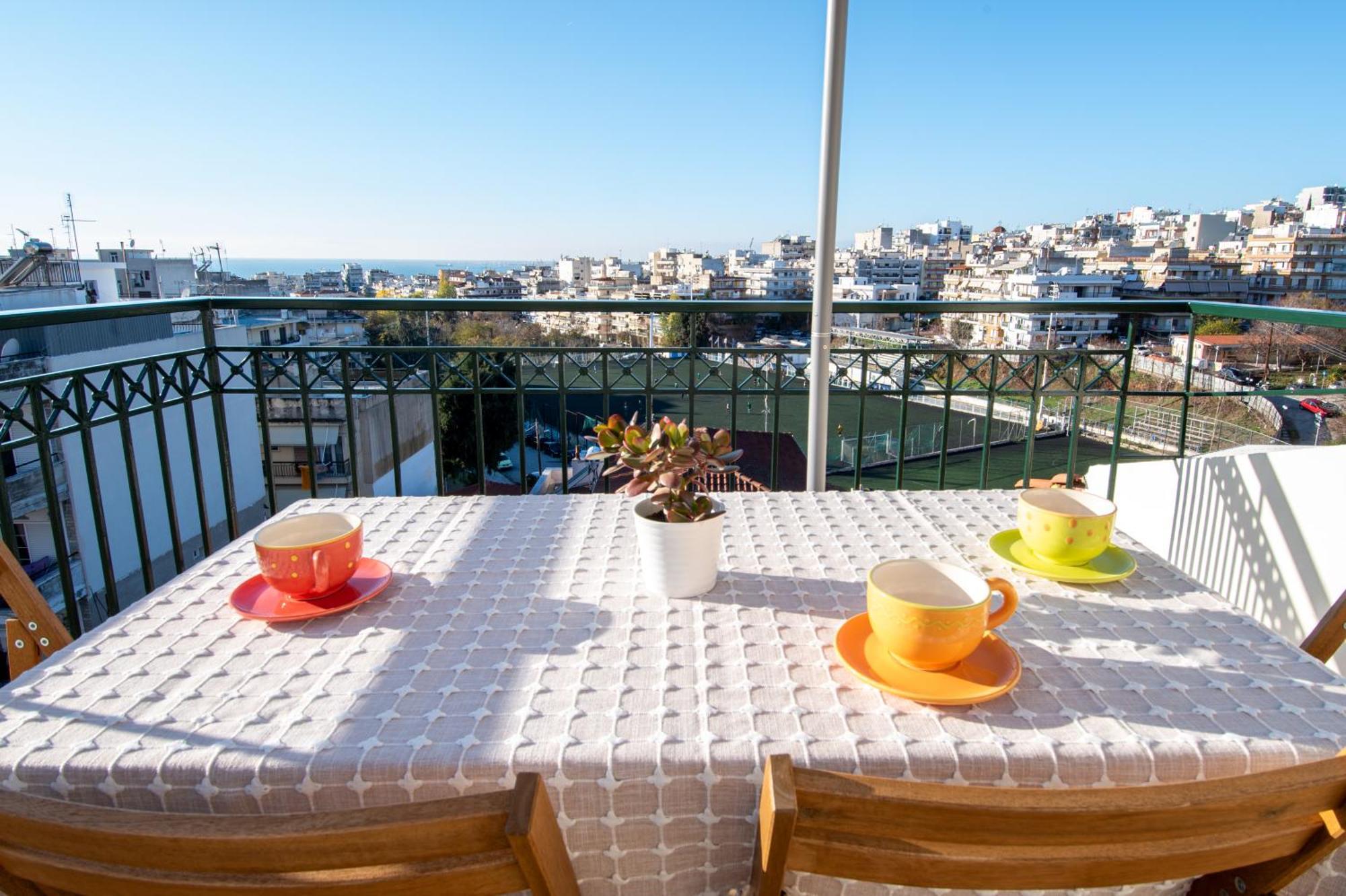 Sunset Rooftop Apartment Thessalonique Extérieur photo